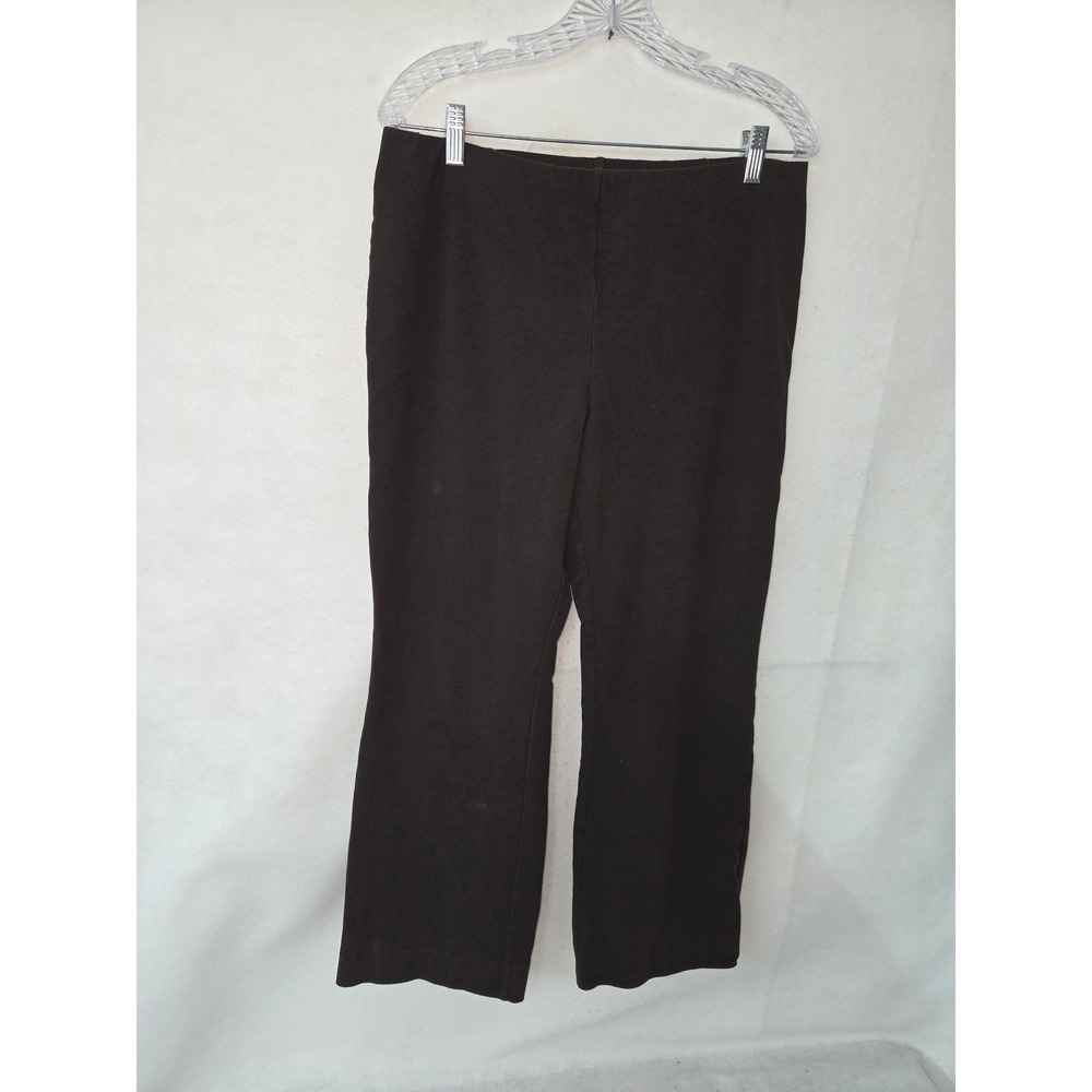 Lands End Starfish Slim Leg Pants‎ Brown Cotton Spandex Pull On Womens 10-12 M